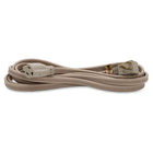 Compucessory – Cordon d’alimentation robuste intérieur, 9 pi, beige-Ce cordon d’alimentation intérieur est doté d’une prise simple à la terre avec une prise trois fiches