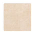 Flash Furniture Bright Beginnings Commercial Grade STEAM Wall Activity Board with Natural Finish and Multicolor Accents, Weather-Builds Cognitive and Fine Motor Skills