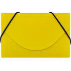 JAM Paper Plastic Business Card Case, Yellow, 100 Pack (291618971B)-Yellow