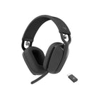 Logitech Zone Vibe Wireless Headphones - MS Teams Version-40mm speaker drivers deliver full-bodied bass, crisp higher frequencies, and low distortion
