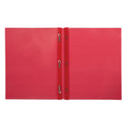 Oxford Poly Report Cover - Letter - Red-Durable polypropylene construction, resistant to wear, tear, and moisture, ensuring long-lasting document protection