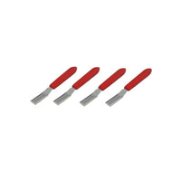 METO 10005715 Label Lifter/Remove/Scraper - 4 Pack-Ergonomic design; Three sided sharp metal blade