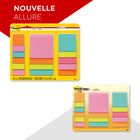 Post-it - Assortiment de feuillets super collants, collection Éclat de lumière, tailles assorties, paquet de 15-Les Feuillets super collants Post-it collent et recollent pour que vos idées ne passent pas inaperçues