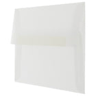 JAM Paper A10 Invitation Envelopes, 6 x 9.5, Clear Translucent Vellum, 100 Pack (31284g)-Size: A10 (6" x 9-1/2")