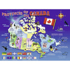 Ravensburger Map Of Canada 100-Piece Puzzle-Ravensburger puzzles provide a premium puzzling experience with clean-cut pieces and a perfect interlocking fit.