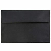 JAM Paper Enveloppes A7 format livret avec fermeture gommée, 5 1/4 x 7 1/4 po, noir, 1000/paquet-Noir