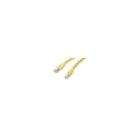 StarTech C6PATCH25YL 25' Cat 6 Molded Patch Cable, Yellow-Dual RJ-45 Male connectors ensure seamless connectivity