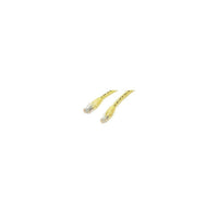 StarTech C6PATCH25YL 25' Cat 6 Molded Patch Cable, Yellow-Dual RJ-45 Male connectors ensure seamless connectivity