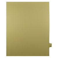 Mark Maker Legal Exhibit Index Tab Buff Single Tabs, 1/25th Cut, Letter Size, No Holes, Number 121, 25 Pack-Buff Single Tabs, 1/25th Cut