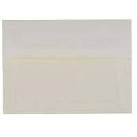 JAM Paper A7 Invitation Envelopes, 5.25 x 7.25 Strathmore Natural White Laid, 1000 Pack (STTL713B)-Natural white