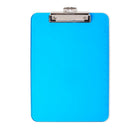 Charles Leonard Letter Clipboard, Neon Blue, 3 Pack (CHL89715)-Made of tough, durable injection molded plastic