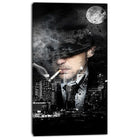Designart Moonlight Smoke Street Art Canvas Artwork, (PT3610-16-32)-Print