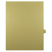 Mark Maker Legal Exhibit Index Tab Buff Single Tabs, 1/25th Cut, Letter Size, No Holes, Number 191, 25 Pack-Buff Single Tabs, 1/25th Cut