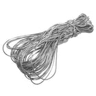 JAM Paper Attaches en ficelle métalliques élastiques, boucle de 10 po, argenté, 100/paquet (6554975B50g)-10 po