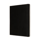 Moleskine Notebook - Extra Large - Ruled/Plain - Hard Cover - 7.5" x 10" - Black-Acid-free ivory paper