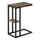 Monarch Specialties - 3673 Table D'Appoint - 25 po H/Faux Bois Brun/Metal Noir-8