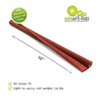 Smart-Fab Disposable Art & Decoration Fabric, Brown, 48" x 40' Roll (SMF1U384804030)-Smart-Fab is strong, yet flexible, and doesn't fray