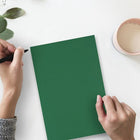 JAM Paper Matte Cardstock, 8.5" x 11", 130 lb, Dark Green, 25 Pack (64432381)-8.5" x 11" letter size cardstock