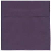 JAM Paper Enveloppes simples, 8,5 x 8,5 po, violet foncé, 250/pqt-Enveloppes simples en papier violet foncé