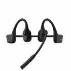 Shokz OpenComm Bluetooth Headset - Cosmic Black-Noise-Canceling Boom Mic