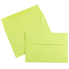 JAM Paper 4bar A1 Envelopes, 3.63 x 5 1/8, Brite Hue Ultra Lime Green, 1000 Pack (155438B)-Material: Paper