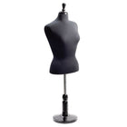 Blouse pour femme, bloc cou, base courte, jersey noir, ajustable (154026)-Ces formes de chemisiers permettent d'épingler facilement les vêtements pour un affichage super facile