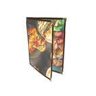 Futech 4-View Menu Holder BUR 8-1/2"W x 11"H, Burgundy, 10 Pack-Double Pocket: 4 View