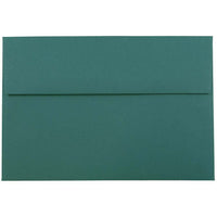 JAM Paper A8 Invitation Envelopes - 5 1/2" x 8 1/8" - Teal Blue - 250 Pack (63924021C)-Teal Blue Paper Envelopes