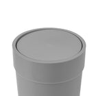 Umbra Touch Waste Can, Grey-Dimensions: 10.25 x 7.5 x 7.5
