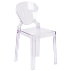 Flash Furniture Ghost Chair with Tear Back (OWTEARBACK18)-Transparent Crystal Finish