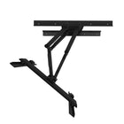 Kanto Full Motion Anti-Theft Security TV Wall Mount for 37"-65" TVs - Black-45  of swivel in either direction, depending on screen size