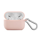 Gry Mattr GMPROPK Airpod PRO Protective Silicone Case with Keychain Carabiner andAnti Microbial Protection - Blush Pink-Anti Microbial Protection