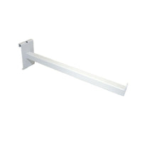 Can-Bramar Gridwall Straight Arm For Gridwall, 12", White, 25 Pack-8" Gridwall standard wire hooks to securely hang heavy loads.