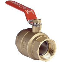 Two-Piece Hand Lever Brass Ball Valves - Series BV2MB, THZ614, Brass, 3 Pack-Brass