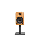 Kanto SP6HD 6" Tall Universal Desktop Speaker Stands with Cable Management - Black-Rotating top plates ensure your speakers are perfectly positioned
