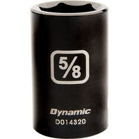 Dynamic Tools 1/2" Drive 6 Point SAE, 1-5/16" Standard Length, Impact Socket-Size: 1-5/16"