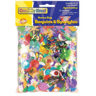 Chenille Kraft Assorted Sequins And Spangles, 3 Pack (CK-6114)-Colourful and sparkly embellishments in assorted colours for arts and crafts