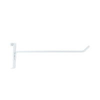 Can-Bramar Gridwall Standard Duty Wire Hook, 8" x 1/4", White, 100 Pack-6" Gridwall standard wire hooks to securely hang heavy loads.