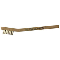 Felton Brushes Small Cleaning Scratch Brushes, Stainless Steel, 3 x 7 Wire Rows, 7-3/4" Long - 36 Pack-Brush Length: 1-1/2"