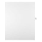 Mark Maker Legal Exhibit Index Tab White Single Tabs, 1/15th Cut, Letter Size, No Holes, Number 37, 25 Pack-White Single Tabs, 1/15th Cut