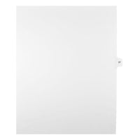 Mark Maker Legal Exhibit Index Tab White Single Tabs, 1/15th Cut, Letter Size, No Holes, Number 37, 25 Pack-White Single Tabs, 1/15th Cut