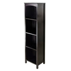 Winsome – Étagère de rangement Terrace à 5 niveaux, fini espresso-Étagère de rangement Terrace/Collection étagère à livres est idéale en utilisation seule ou combinée à des paniers afin de créer un espace pour vos articles préférés