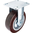 Kleton Caster, Rigid, 6" (152.4 Mm), Polyurethane, 850 Lbs. (385 Kg.) - 5 Pack-Bolt Hole Size 3/8" (9.52 mm)