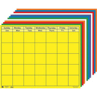 Shapes Etc. Horizontal Calendar Set (SE-368)-Dimensions: 22"L x 28"W