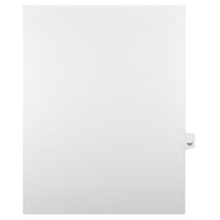 Mark Maker Legal Exhibit Index Tab White Single Tabs, 1/25th Cut, Letter Size, No Holes, Number 167, 25 Pack-White Single Tabs, 1/25th Cut