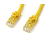 StarTech Cat6 Patch Cable with Snagless RJ45 Connectors, 75 Ft, Yellow-50-micron gold connectors ensure optimum conductivity while eliminating network signal loss due to oxidation or corrosion