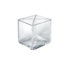 Azar Cube Pencil Holder With Divider, 4" x 4" x 4", 2/Pack (556354)-Clean lines and visibility of  writing instruments in an orgazinzed manner