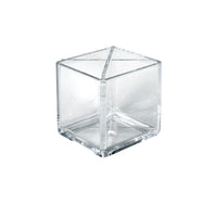 Azar Cube Pencil Holder With Divider, 4" x 4" x 4", 2/Pack (556354)-Clean lines and visibility of  writing instruments in an orgazinzed manner