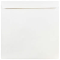 JAM Paper 9 x 9 Square Envelopes, White, 100 Pack (4232B)-White
