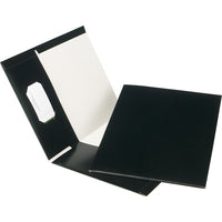 Oxford Earthwise 100% Recycled Hi-Gloss Twin-Pocket Folders, Black,  5 Pack-The upscale look of a glossy portfolio in a 100% recycled product